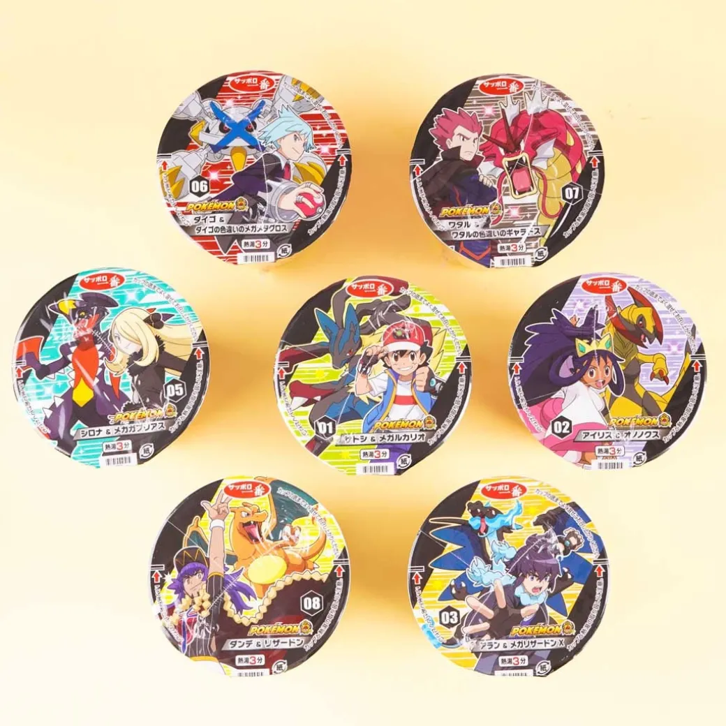Pokemon Sapporo Ichiban Noodle Cup - Corn Butter Soy Sauce