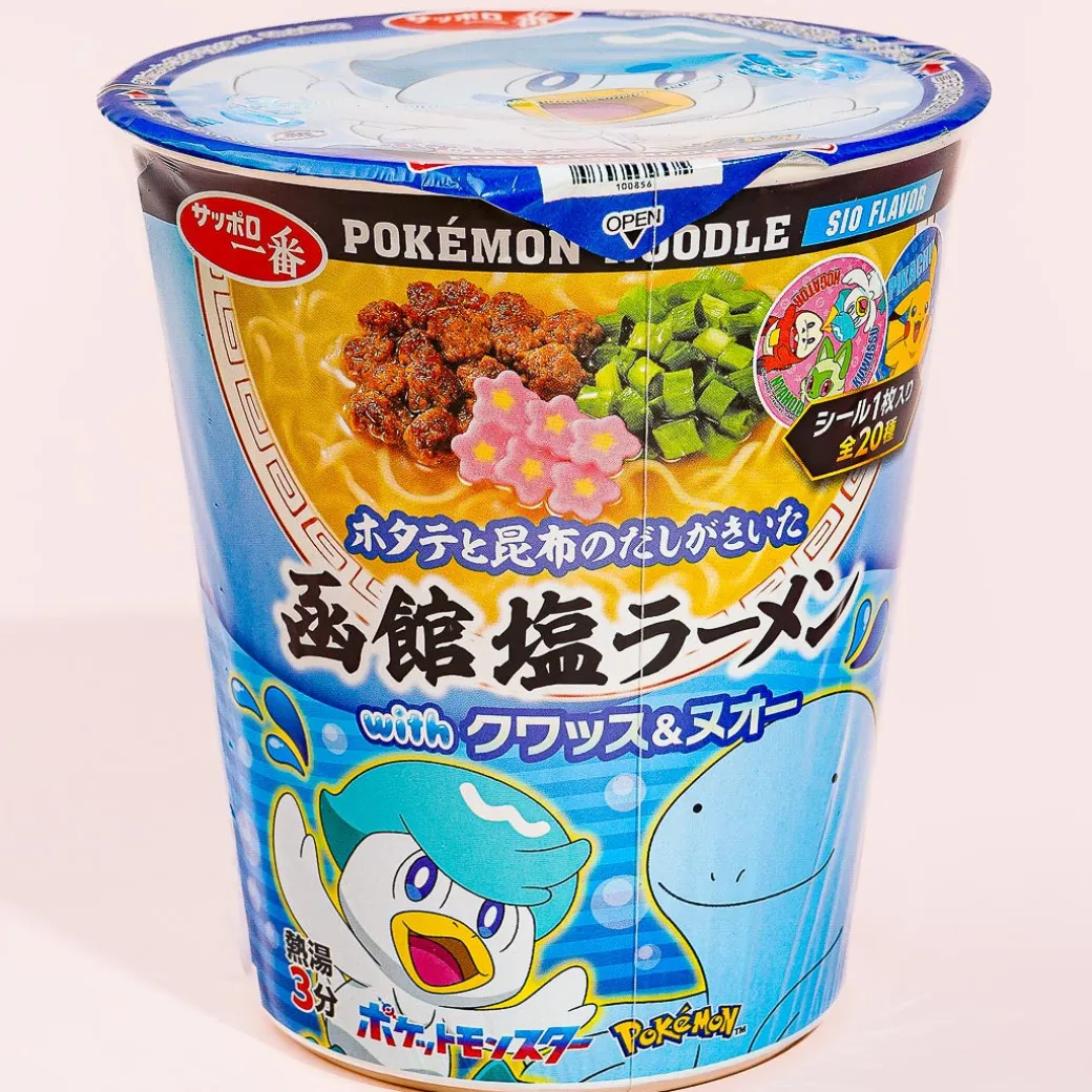 Pokemon Sapporo Ichiban Noodle Cup - Hakodate Salt Ramen