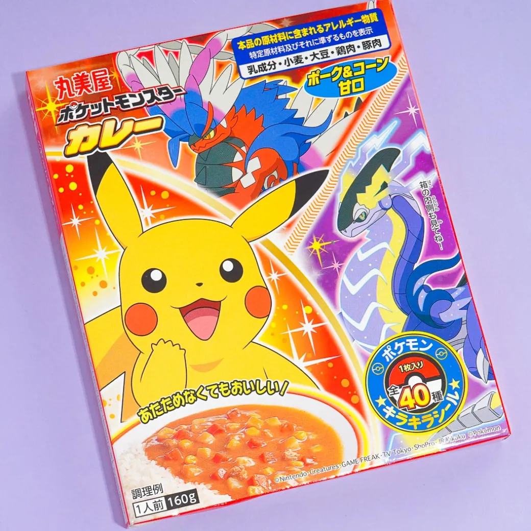 Pokémon Instant Pork & Sweet Corn Curry