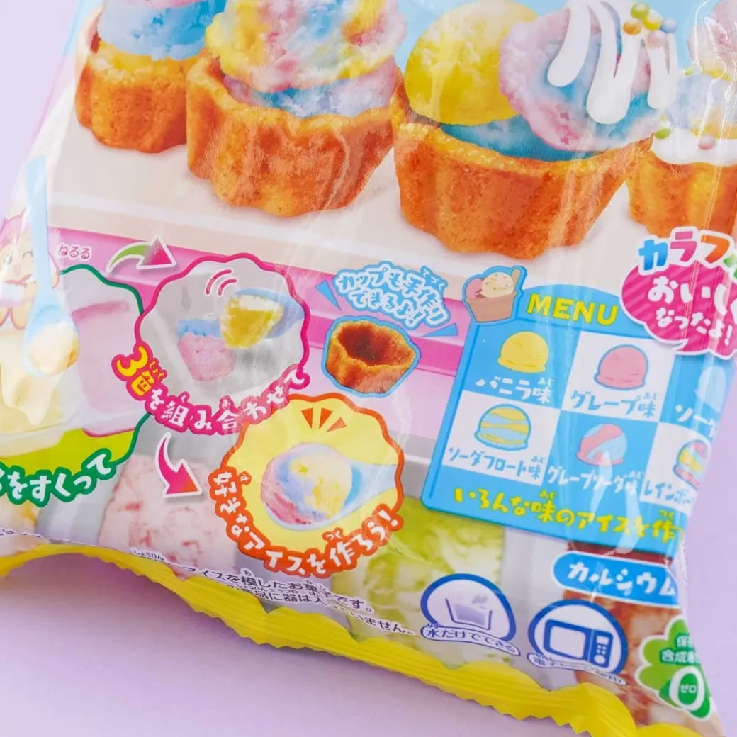 Popin' Cookin' Colorful Ice Cream Shop DIY Candy Kit