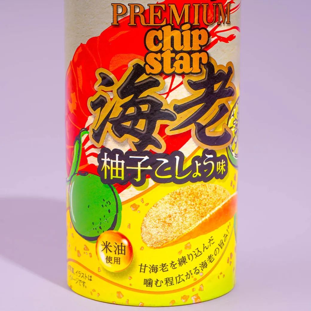 Premium Chip Star Potato Chips - Shrimp Yuzu Pepper