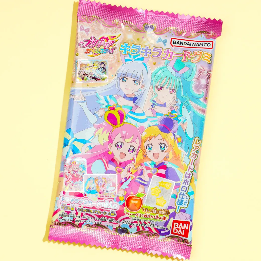 Pretty Cure All Stars Gummies With Glitter Card