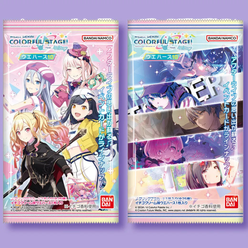 Project Sekai Hatsune Miku Strawberry Wafer With Card