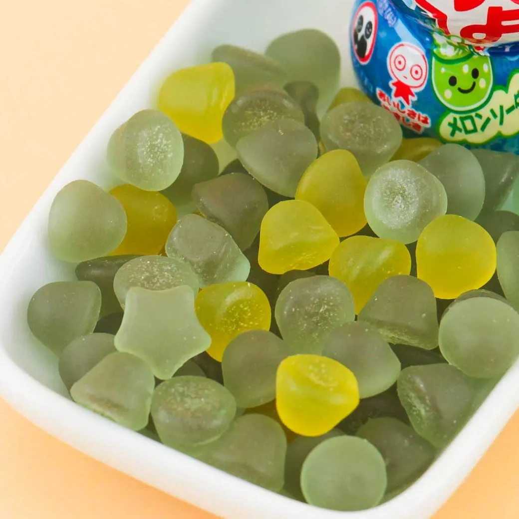 Puccho Gummy Candy - Melon Soda & Ramune