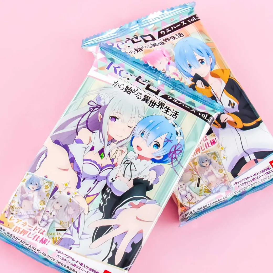 Re:Zero Wafer & Card Set