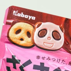 Saku Saku Panda Chocolate Biscuits - Strawberry Chocolate