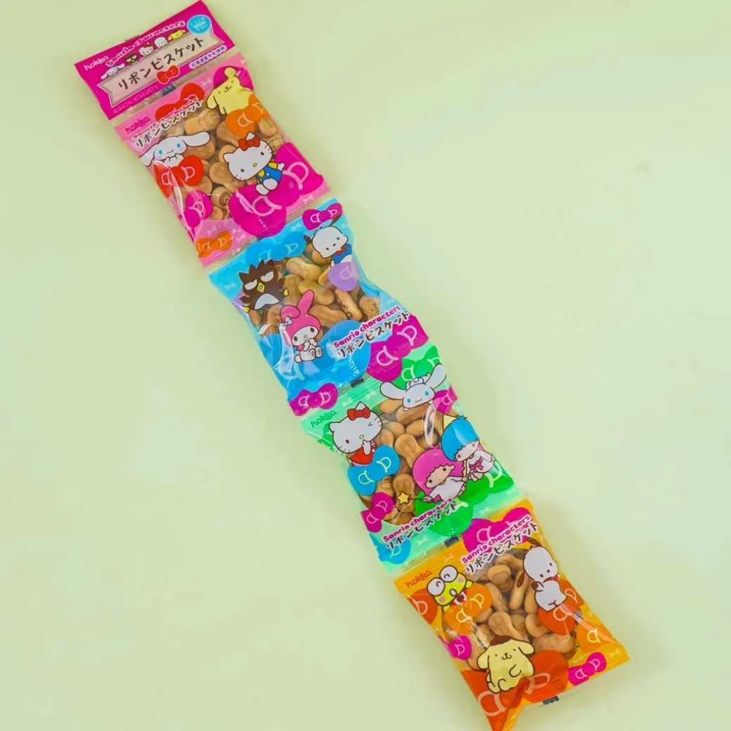 Sanrio Characters Milk Ribbon Biscuit Set - 4 pcs