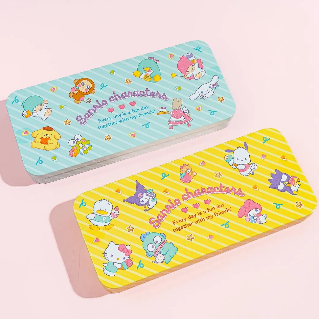 Sanrio Characters Striped Tin Can Chocolate
