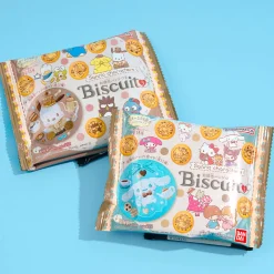 Sanrio Characters Tea Time Biscuits With Embroidered Can Badge