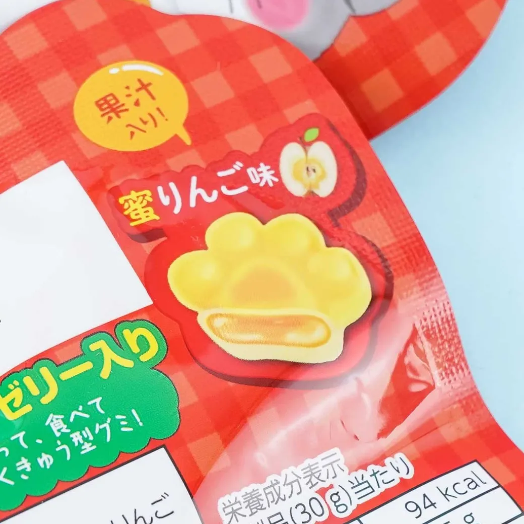 Senjaku Happy Nikukyu Cat Paw Gummy - Honey Apple