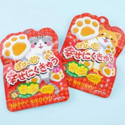 Senjaku Happy Nikukyu Cat Paw Gummy - Honey Apple