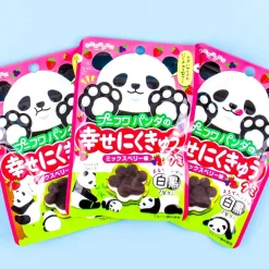 Senjaku PuniFuwa Happy Nikukyu Panda Gummy - Mixed Berries