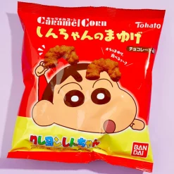 Shin-chan's Eyebrows Caramel Corn - Chocolate