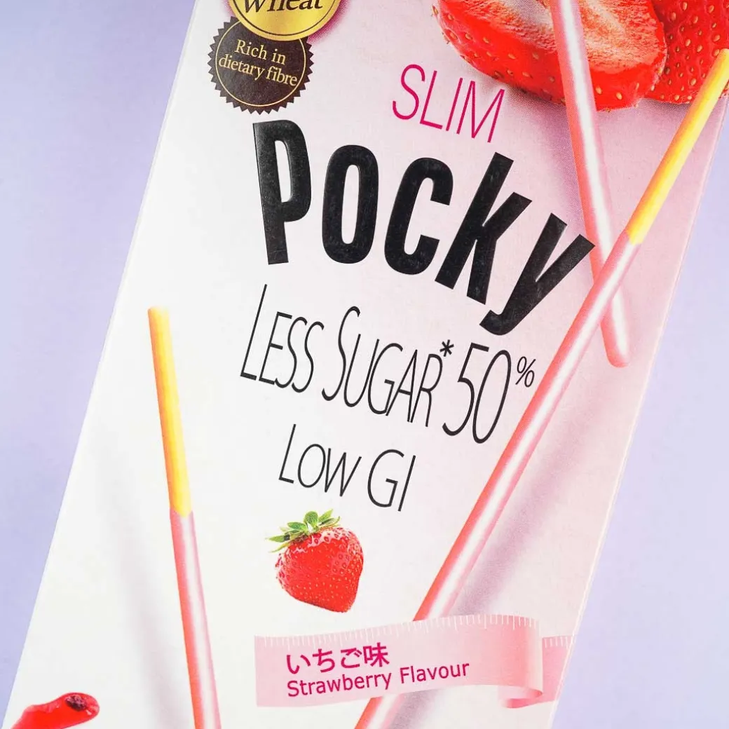 Slim Pocky Biscuit Sticks - Strawberry