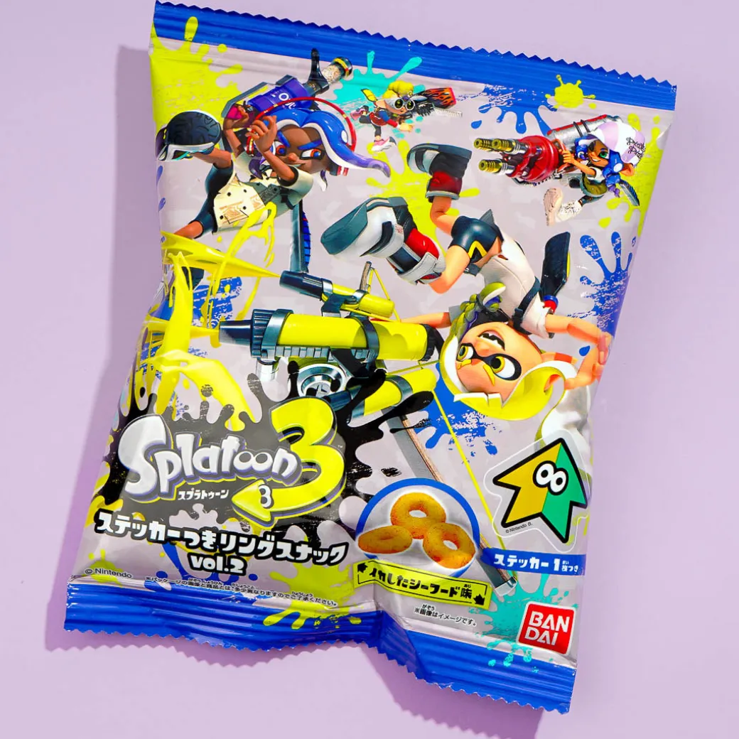 Splatoon 3 Ring Snack With Sticker