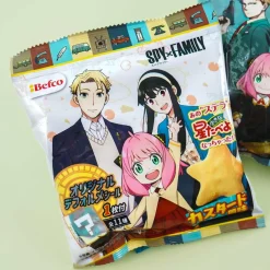 Spy x Family Kuriyama Hoshitabeyo Rice Crackers - Custard