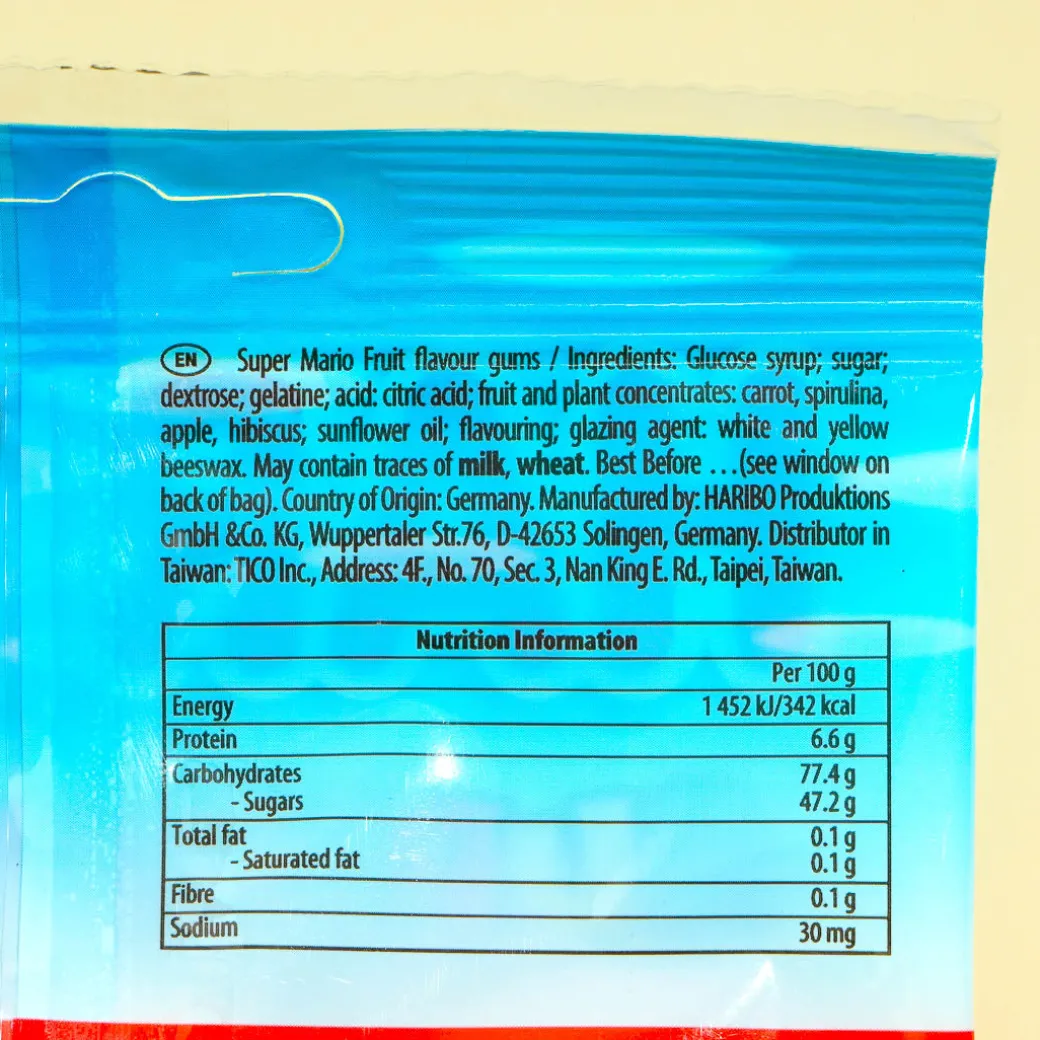 Super Mario Haribo Gummy Candy