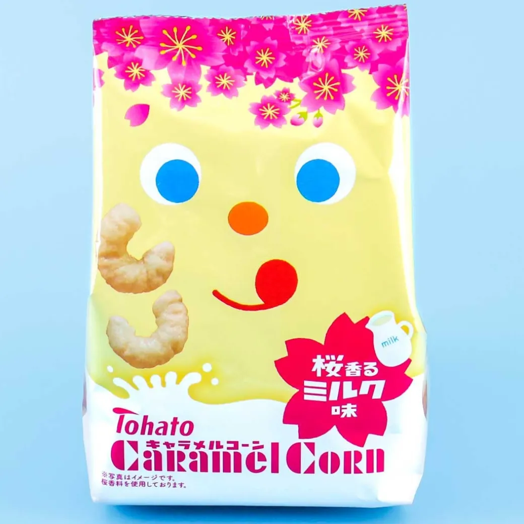 Tohato Caramel Corn - Sakura Milk