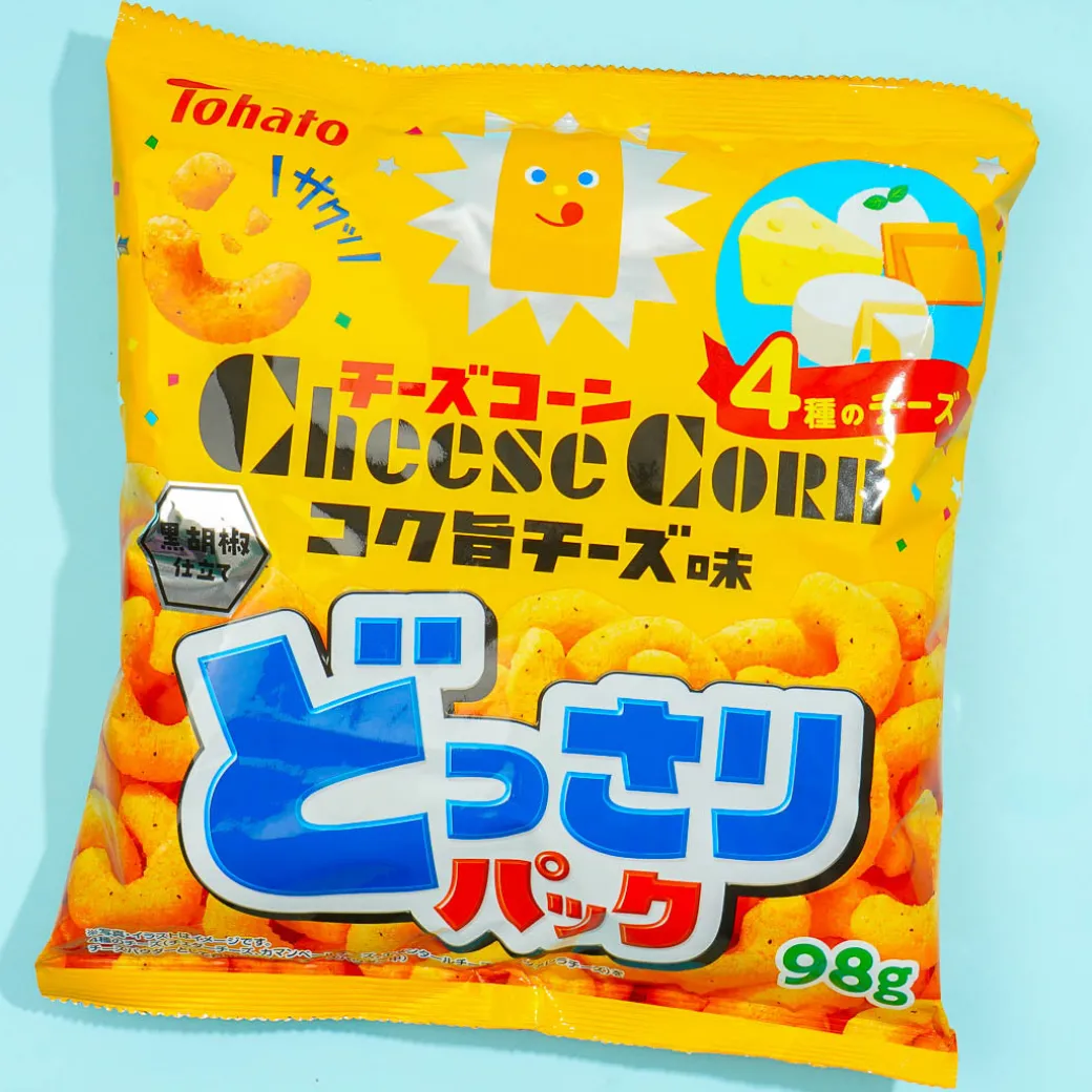 Tohato Cheese Corn Large Pack - 4-Cheese & Black Pepper