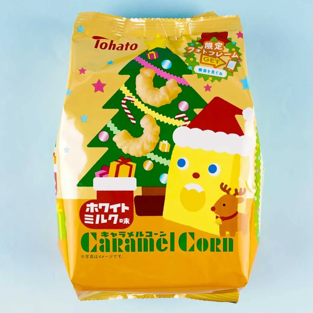Tohato Christmas Caramel Corn - White Milk
