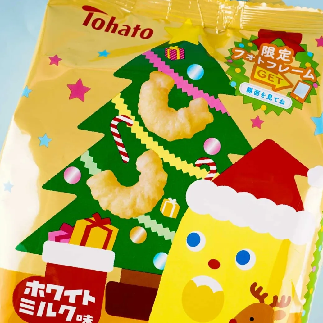 Tohato Christmas Caramel Corn - White Milk