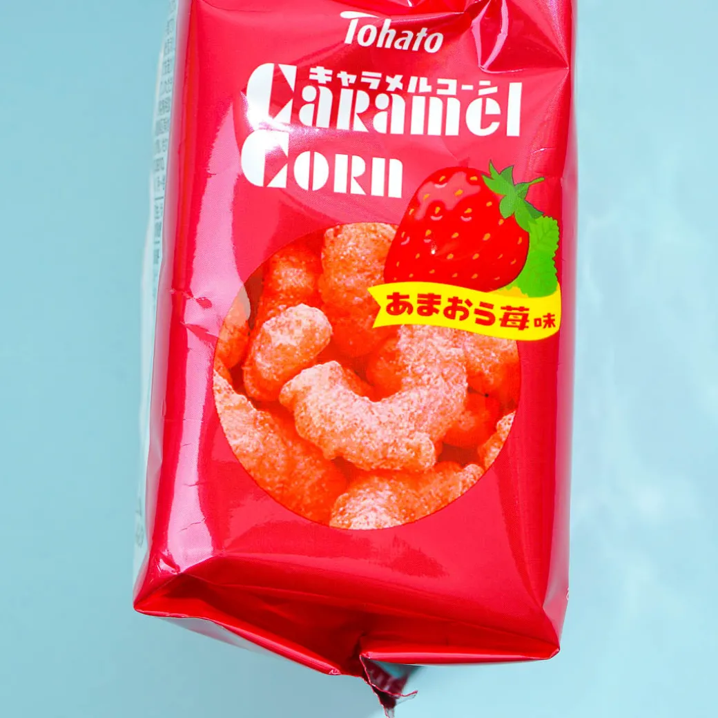 Tohato Fruit Caramel Corn - Strawberry