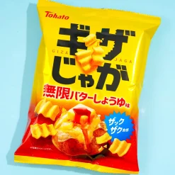 Tohato Giza Potato Chips - Butter Soy Sauce