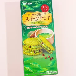 Tohato Harvest Sweets Biscuit Sandwich - Matcha & Chocolate