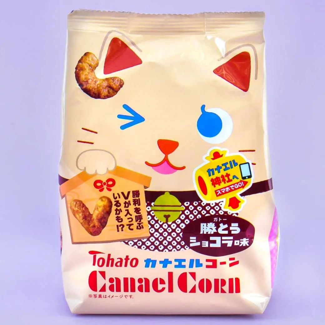 Tohato Lucky Caramel Corn Snacks - Chocolate