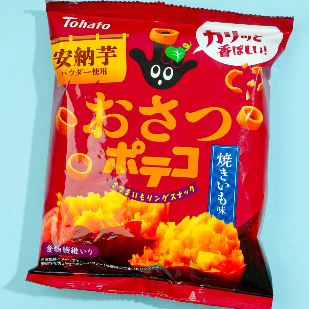 Tohato Osatsu Poteco Potato Rings - Grilled Sweet Potato