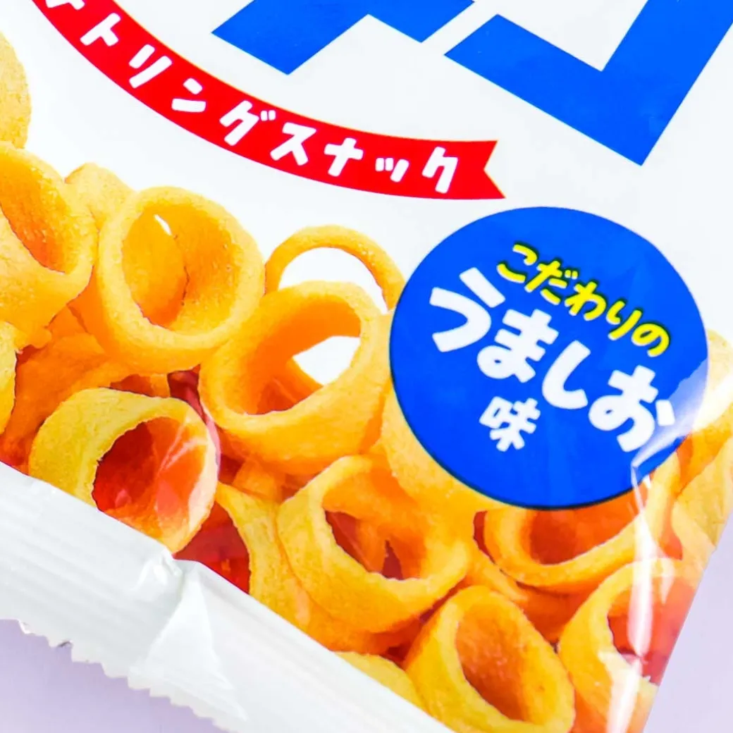 Tohato Poteco Salted Potato Rings Mini Snack Pack