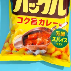 Tohato Puckle Corn Puff Snack - Rich Curry