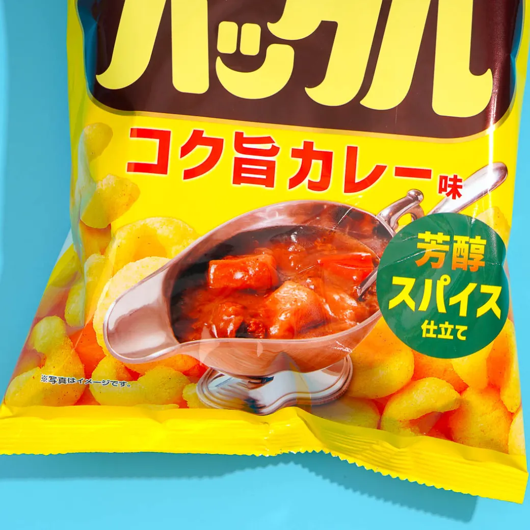 Tohato Puckle Corn Puff Snack - Rich Curry