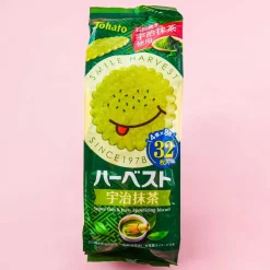 Tohato Smile Harvest Super Thin Biscuit Bag - Uji Matcha
