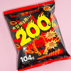 Tohato Tyrant Habanero 200% Chili Potato Rings