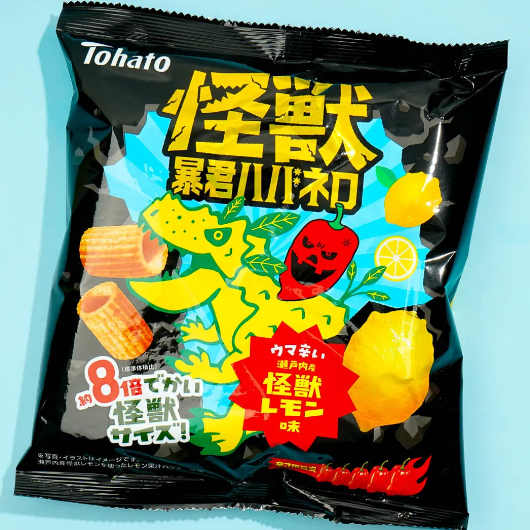 Tohato Tyrant Habanero Potato Snacks - Kaiju Lemon