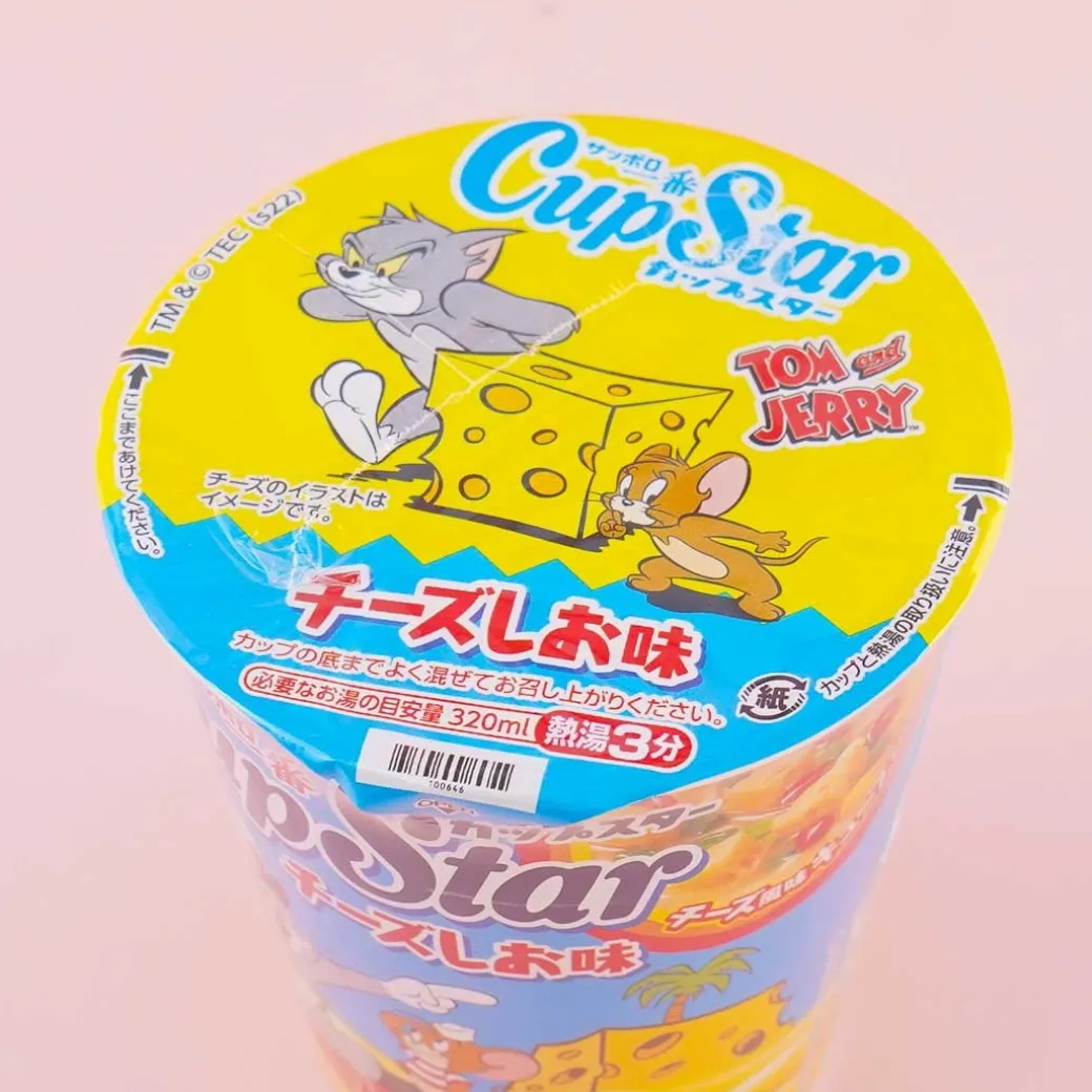 Tom & Jerry Cup Star Instant Ramen - Cheese Shio