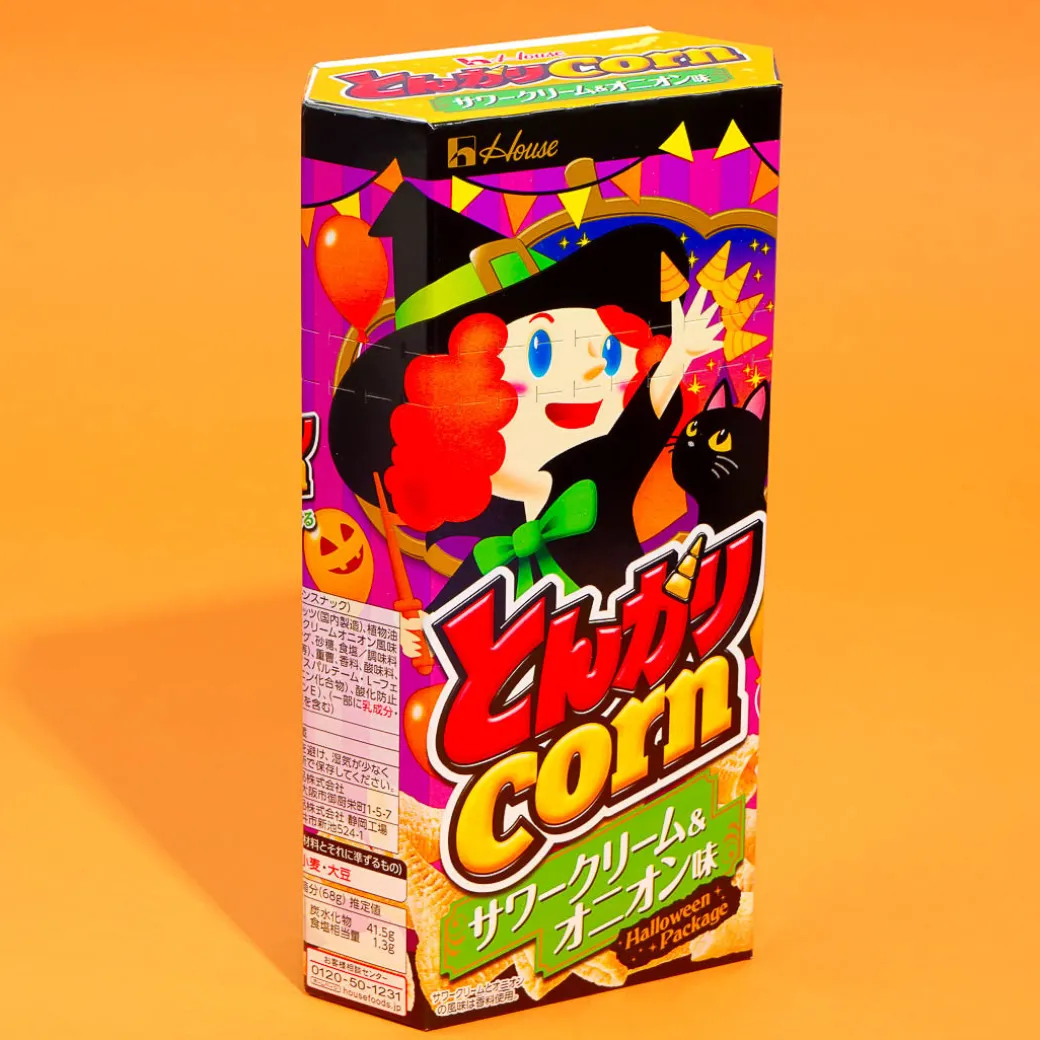 Tongari Corn Snacks Halloween Box - Sour Cream & Onion