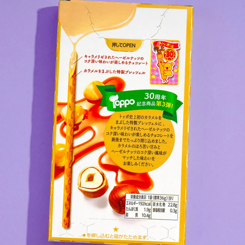 Toppo Biscuit Sticks - Caramelized Hazelnuts