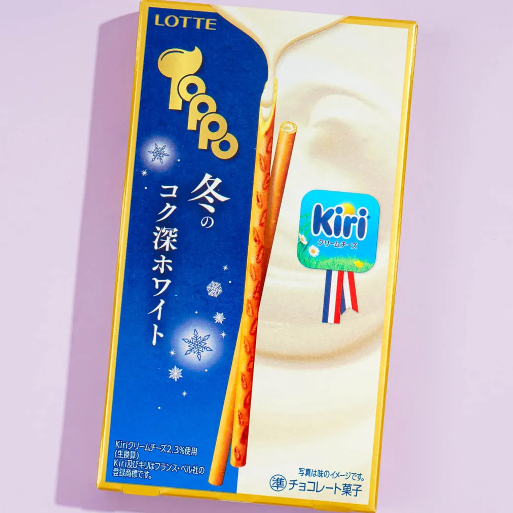 Toppo x Kiri Winter Biscuit Sticks - White Chocolate