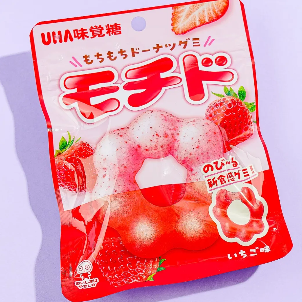 UHA Mikakuta Mochido Candy - Strawberry