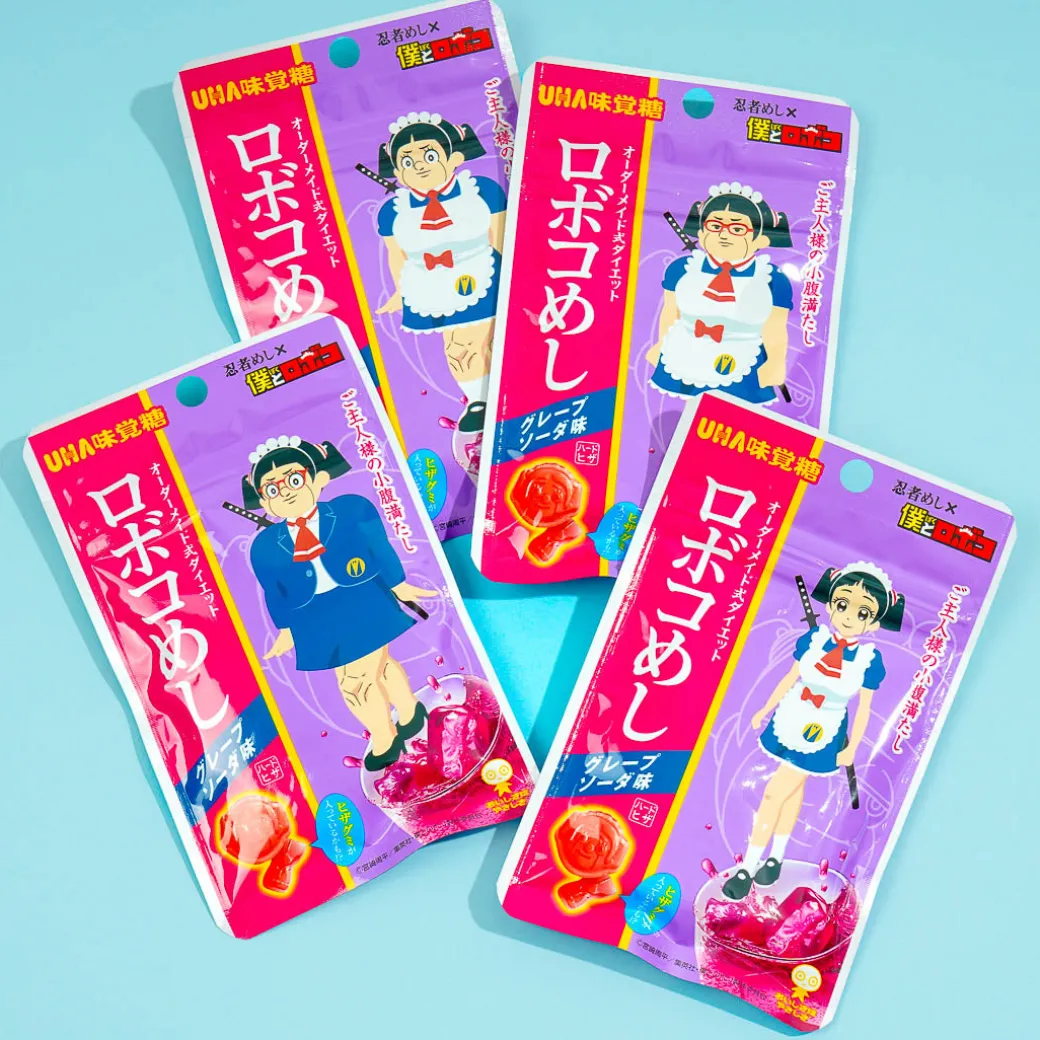 UHA Mikakuto Ninja Meshi x Roboco Gummy - Grape Soda