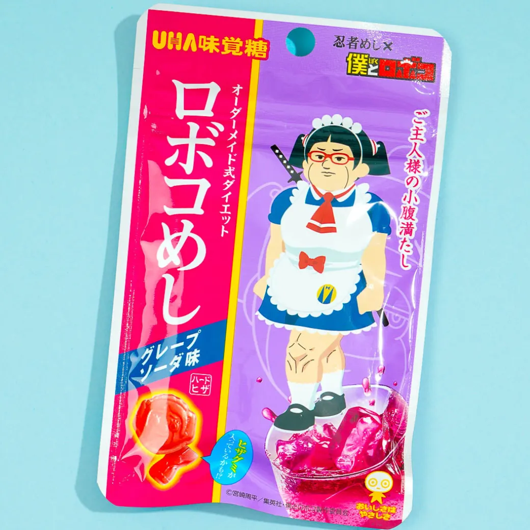 UHA Mikakuto Ninja Meshi x Roboco Gummy - Grape Soda
