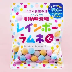 UHA Mikakuto Rainbow Ramune Candy - Peach