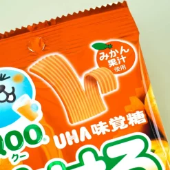 UHA Sakeru Split Gummy Candy - Qoo Orange