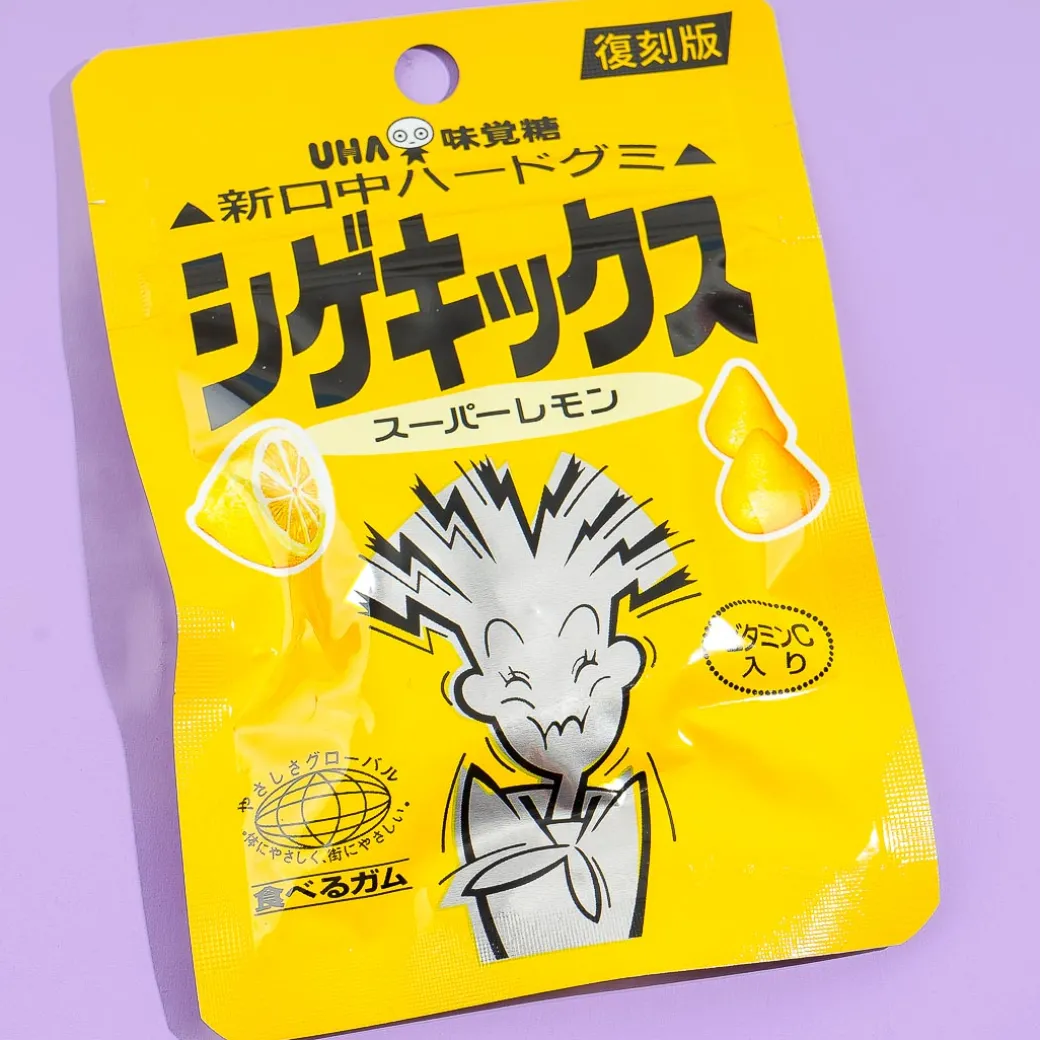 UHA Shigekix Super Sour Gummy Drops - Suppa Lemon