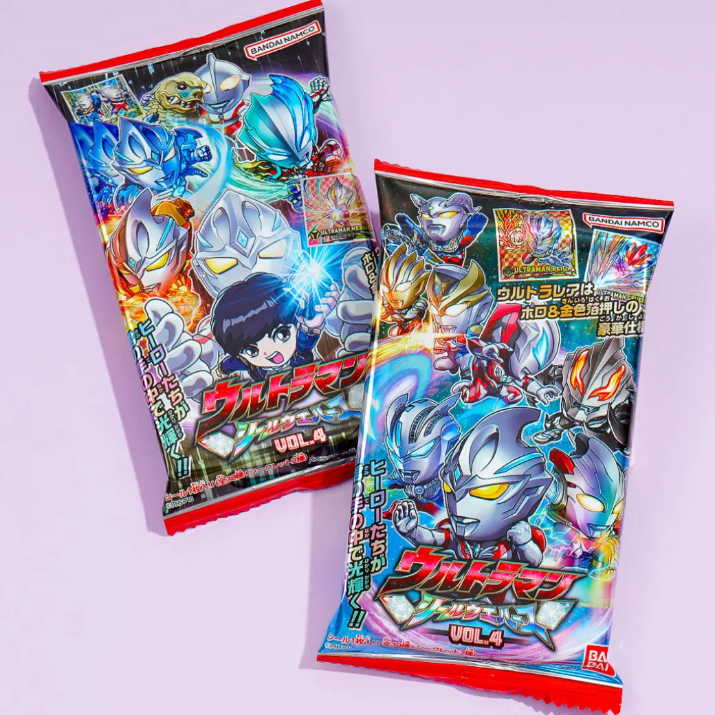 Ultraman Seal Wafer With Sticker Vol 4