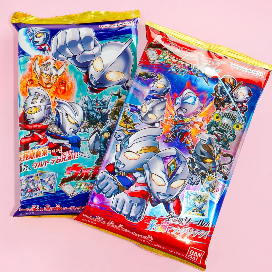 Ultraman Ultra Heroes Vol. 2 Wafer With Sticker