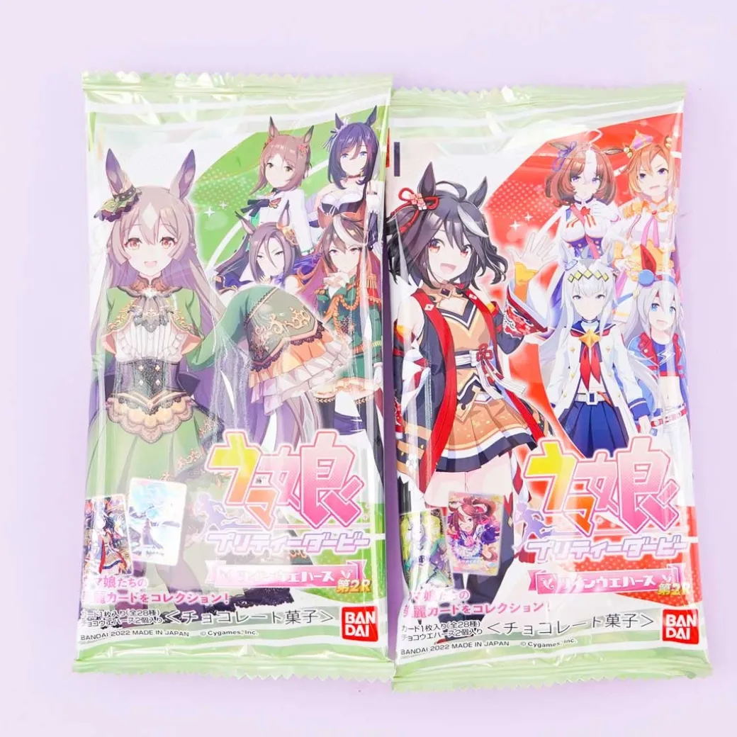Uma Musume Pretty Derby Card With Twin Choco Wafers