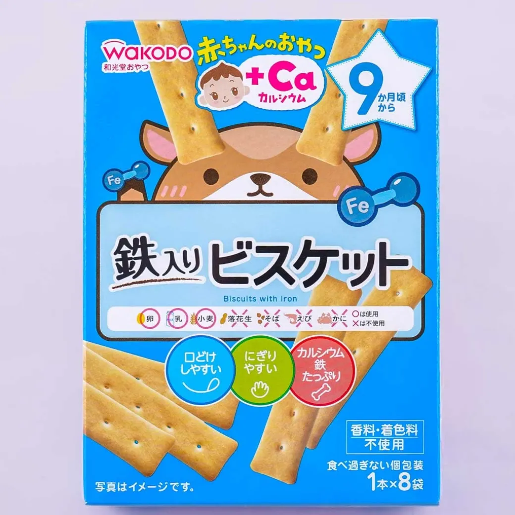 Wakodo Baby +Ca Calcium Iron-Filled Biscuits